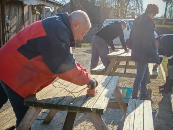 Een fijn SAMEN zijn terwijl de handen uit de mouwen werden gestoken! / B Ldoet22